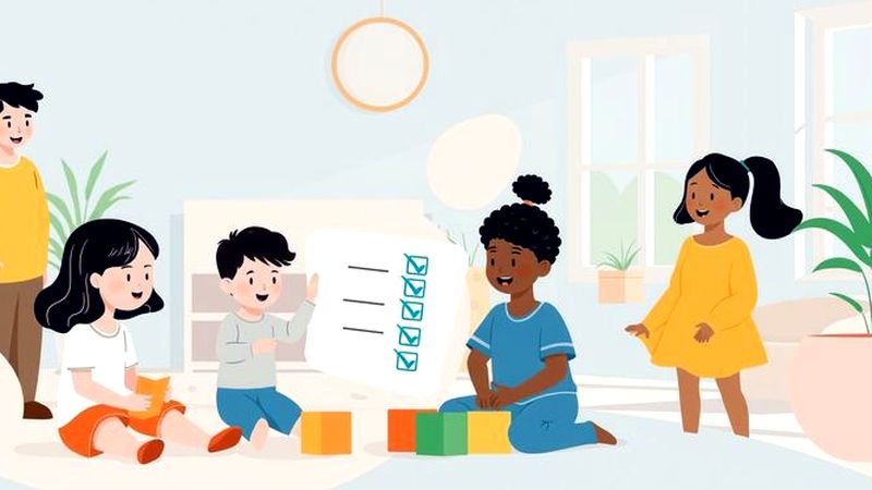 Niños construyen felices en ambiente sereno