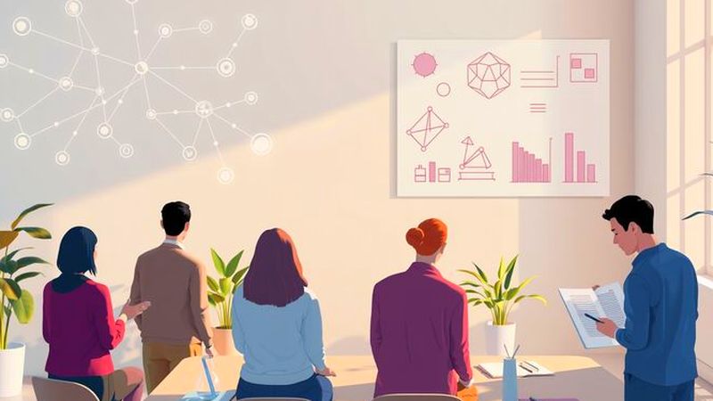 Figuras analizan datos económicos en un estudio