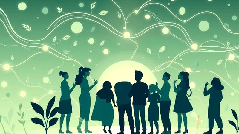 Colaboración creativa en espacio iluminado