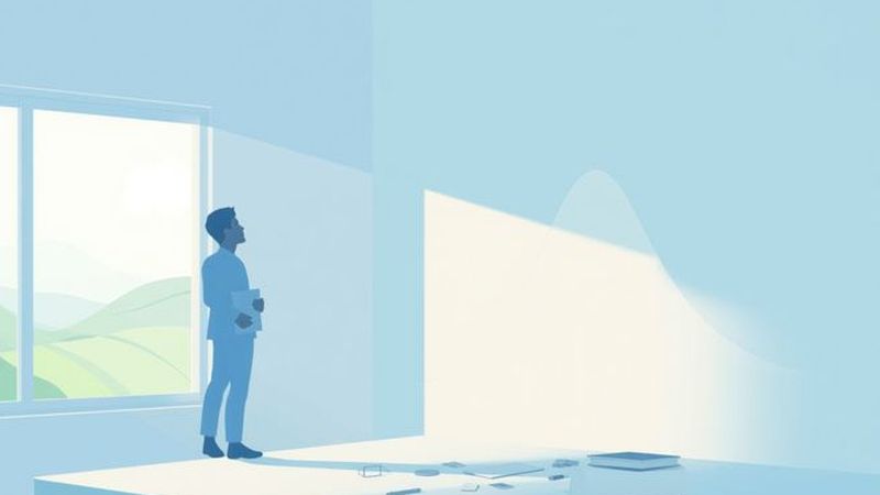 La ilustración transmite optimismo y aprendizaje sereno