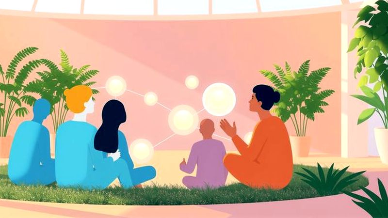 Diversos individuos exploran ideas en armonía