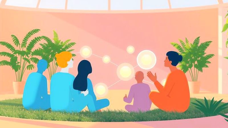 Diversos individuos exploran ideas en armonía