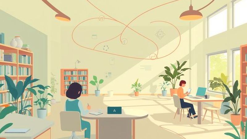 Un espacio ilustrado: colaboración y comprensión serena
