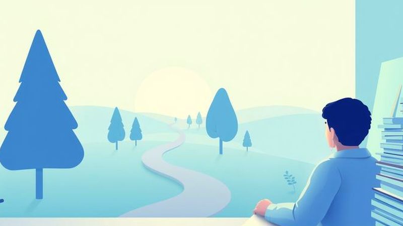 Un artista en calma crea serenidad