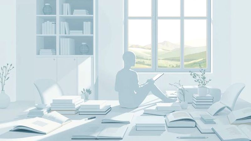 Un espacio sereno de contemplación y escritura