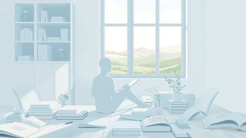 Un espacio sereno de contemplación y escritura