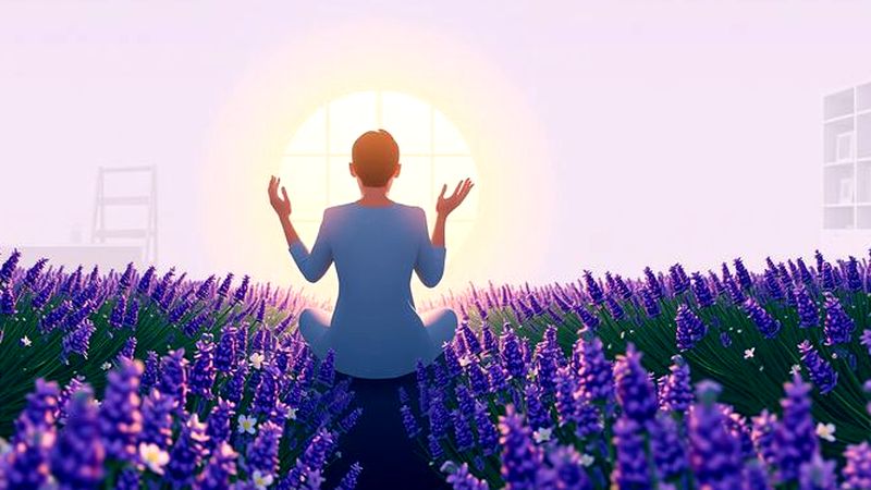 Un ser solitario busca la calma y apoyo