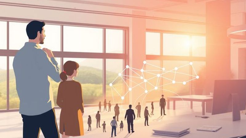 Un equipo analiza datos en armonía