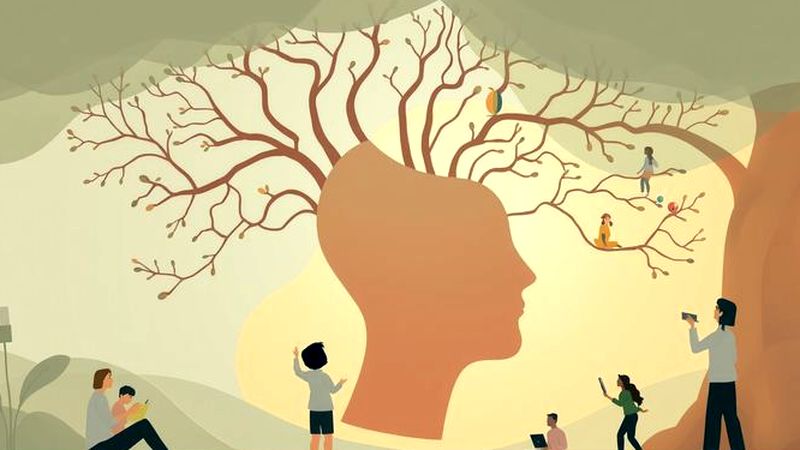 Un ser se funde con el conocimiento