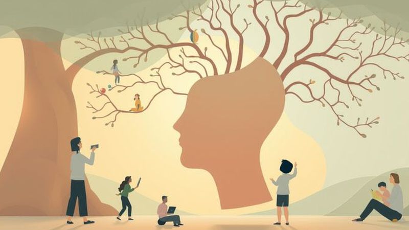 Un ser se funde con el conocimiento