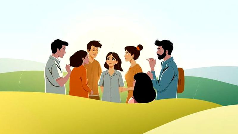 Exploración colaborativa en un espacio iluminado