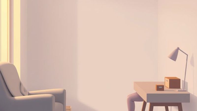 Un espacio sereno invita a la calma