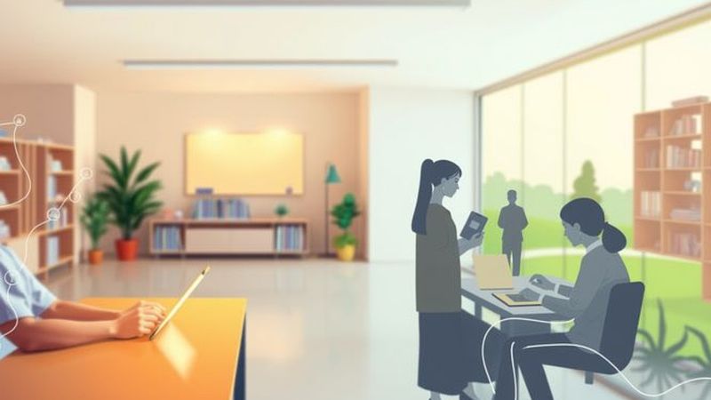 Un espacio tranquilo inspira aprendizaje accesible y colaborativo