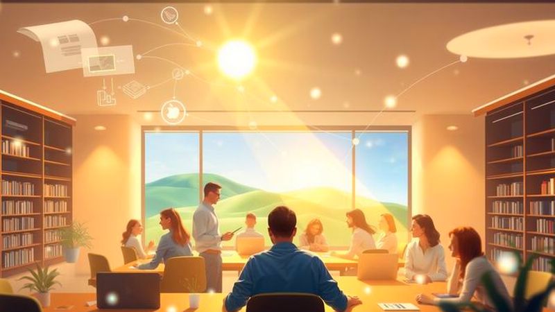 Un espacio de aprendizaje luminoso y conectado