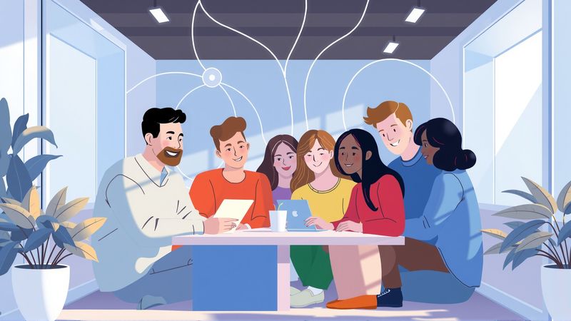 Colaboración armoniosa en aprendizaje moderno